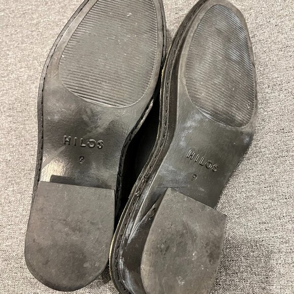 Hilos Women Aurora Black Handcrafted Slingback Mules Size 9 - Picture 10 of 10